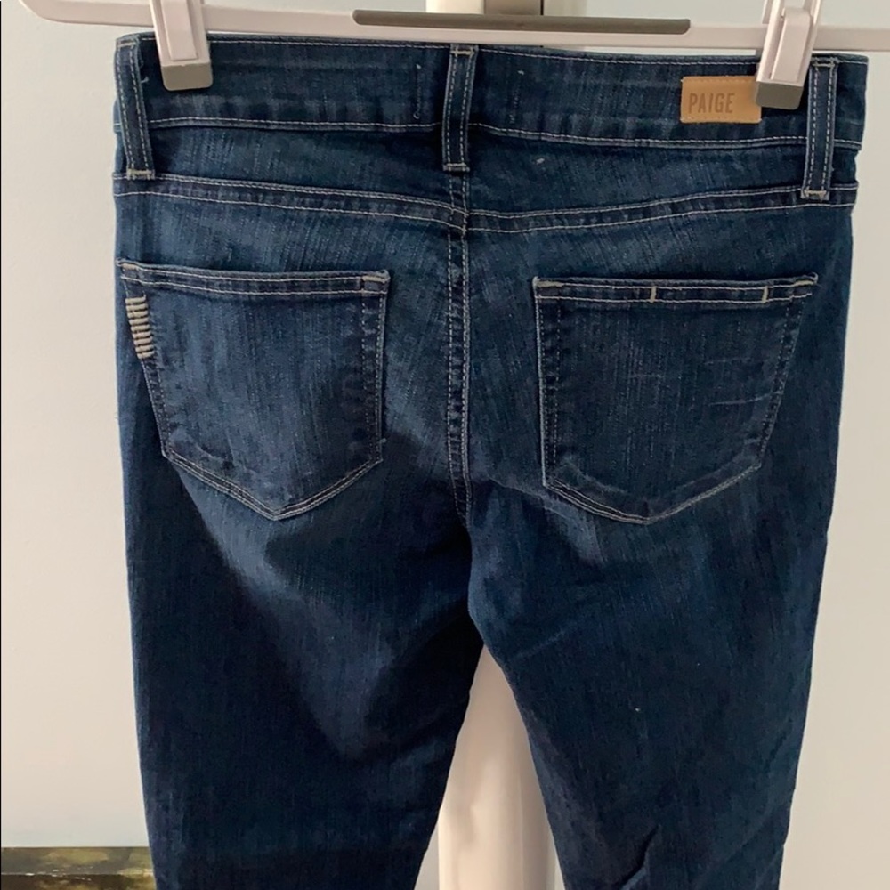 Paige crop jeans